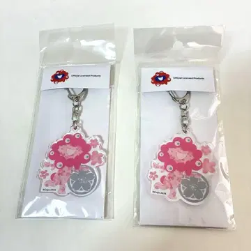 먀쿠먀쿠 키링 벚꽃 아크릴 만박
