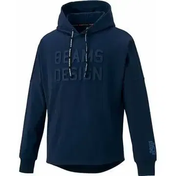 새상품 BEAMS DESIGN 후드 맨투맨 네이비 2XO 사이즈