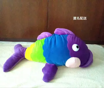컬러풀 물고기 봉제 인형 전체 길이 약 80cm