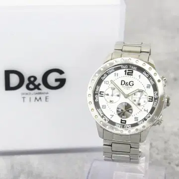 작동품 D&G 크로노그래프 아날로그 손목시계 돌체앤가바나