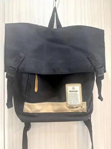 Bianchi 롤탑 백팩 블랙