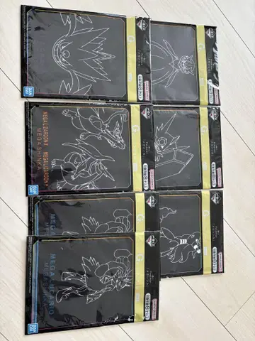 포켓몬 메가진화 1번 복권 타월 7장 세트