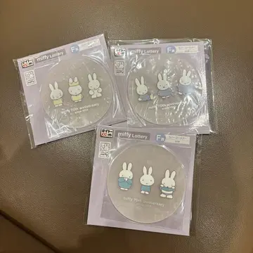 미피 70주년 코스터 3개 세트