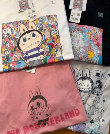 UNIQLO POPMART UT 러브브 유니클로 L 4개 세트