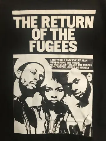 THE RETURN OF THE FUGEES 티셔츠 로린 힐 R&B