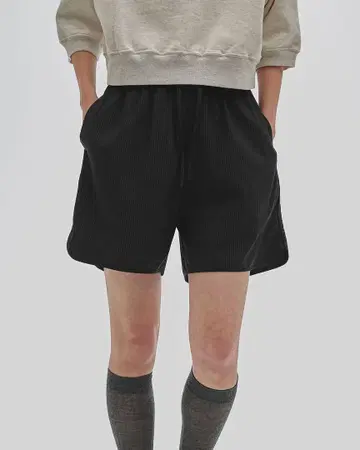 todayful stripe half pants
