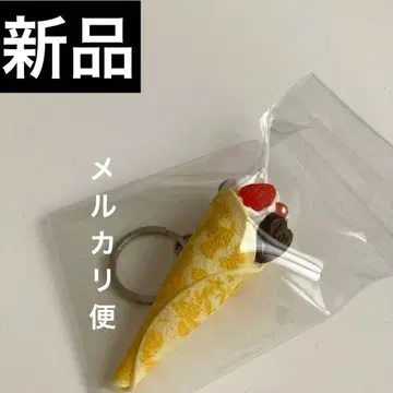 새상품 파르페 크레이프 식품 샘플 키링