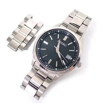 713 SEIKO 전파 솔라 손목시계 SS 그린 다이얼 SBTM319