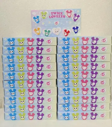 GIGO 한정판 TWICE LOVELYS 오리지널 BOX 티슈 21상자