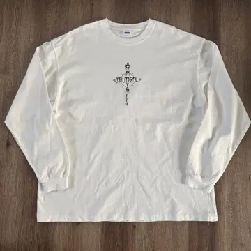 RADIALL 라디얼 롱 슬리브 T 화이트 XL 사이즈 24AW