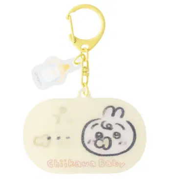 치이카와 (먼작귀) Chiikawa Baby 렌치큘러 키링 (토끼)