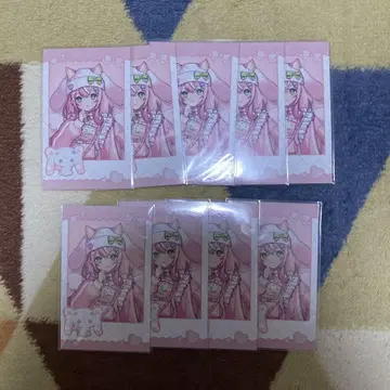 니지산지 얀나리 AngelicDream 폴라로이드풍 카드 9장 세트