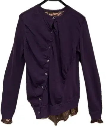 *사카이 sacai 울 변형 이소재 도킹 가디건 2