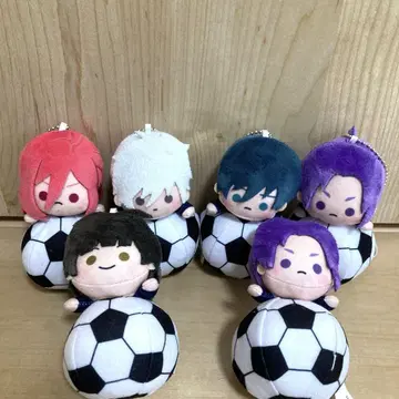 블루 록 봉제 인형 마스코트 세트