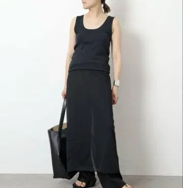 Tibi 티비 SHEER GAUZE MAXIPENCIL 스커트