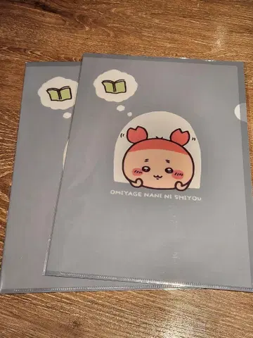 치이카와 (먼작귀) 도쿄 기념 클리어 파일 창문 너머 헌책방 2장 세트