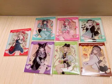 아카쿠라 산리오 캐릭터즈 아크릴 카드 세트