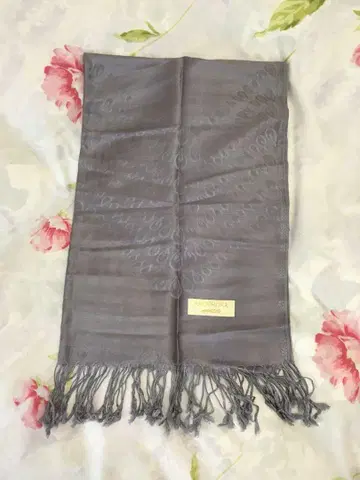 [ 미사용 ] PASHMINA*그레이 공작 스톨