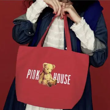 PINK HOUSE 핑크하우스 35th 부록 테디베어 토트 곰