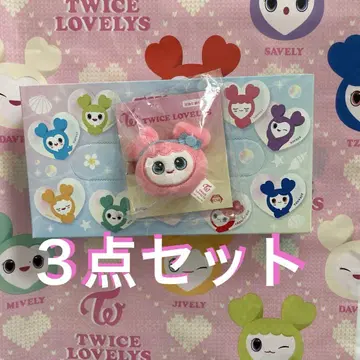 TWICE LOVERYS 봉제 인형 헤어핀 모모 모블리 GIGO