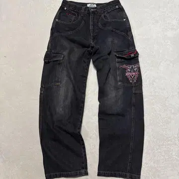 00년대 y2k PIKO 데님 카고 팬츠 헤이세이 Style 레어 사이즈