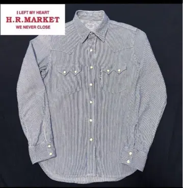 H.R.MARKET 할리우드 런치 마켓 히코리 워크 셔츠 M 사이즈