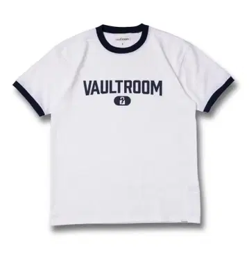 CITY LOGO TRIM TEE / WHT x NVY