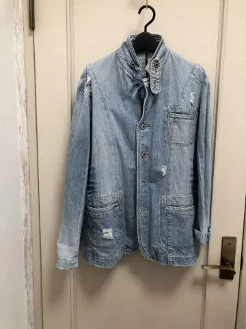 라이트 블루 데님 자켓