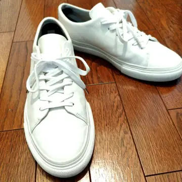 UNITED ARROWS 화이트 가죽 스니커즈