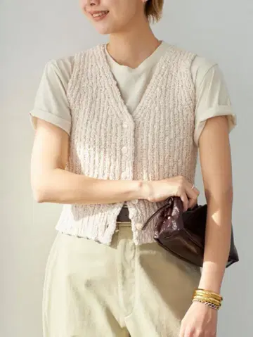 Plage COTTON SLUB KNIT 베스트
