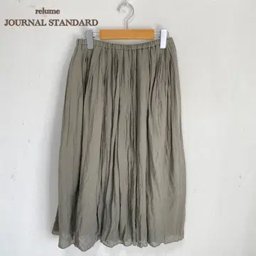 relume JOUSNAL STANDARD ] 개더 롱 스커트 플레어