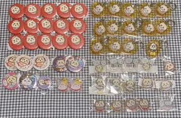 치이카와 하치와레 토끼 시사 캔뱃지 아크릴 스탠드 종이류 외 묶음 판매