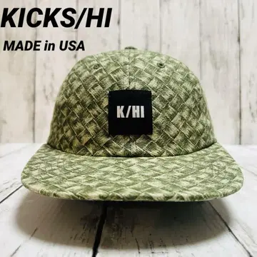 KICKS/HI 킥스하이 올 패턴 캡 MADE in USA
