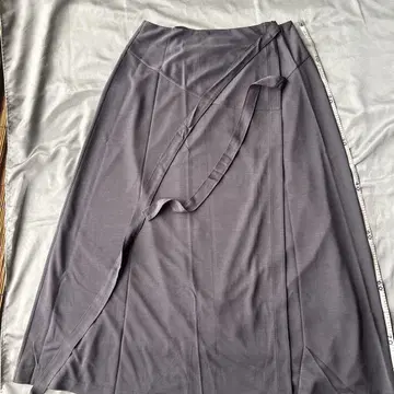 그레이 랩스커트 약 80cm