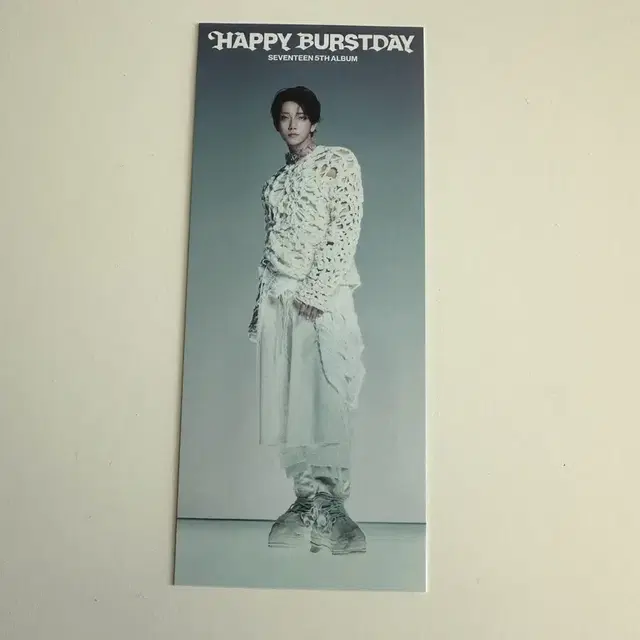 세븐틴 happy burstday 스크래치 슈아 포토카드 포카