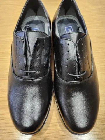 블랙 가죽 드레스 슈즈 레이스업 25.5cm 미사용 새상품