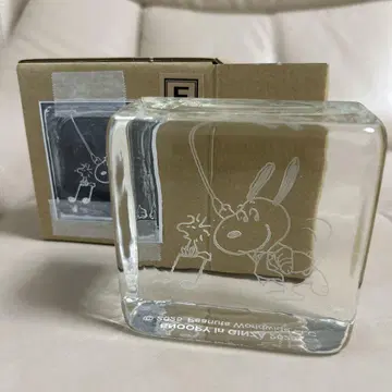 긴자 미츠코시 스누피전 CRYSTAL BRICK 스누피 마에스트로