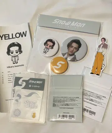 snowman 1st POPUP 포토 카드 캔뱃지 스티커 한국