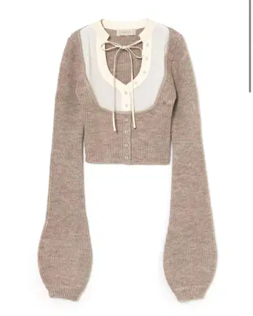 andmary Rebecca ribbon knit tops