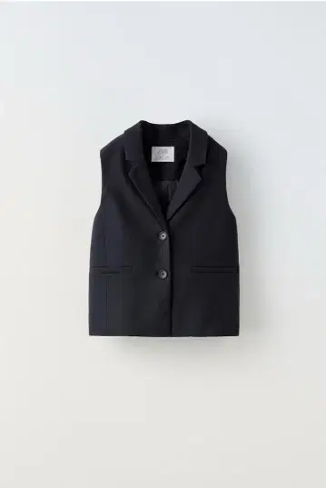 [ 새상품 ] ZARA 키즈 164cm 베스트 다크 네이비