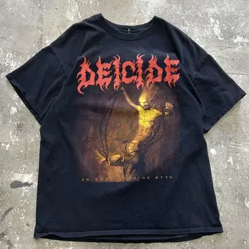 디사이드 DEICIDE 밴드 티셔츠 밴티 구제 의류 M L