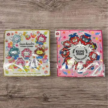 오사카 간사이 만박 미야쿠미야쿠 산리오 미니 타월 플라워 2장 세트