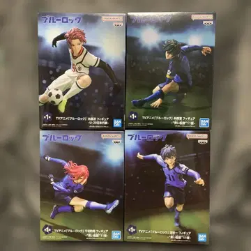 미개봉 새상품 블루 록 피규어 4체 세트