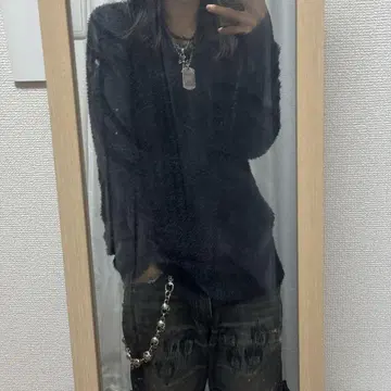 샤기 니트