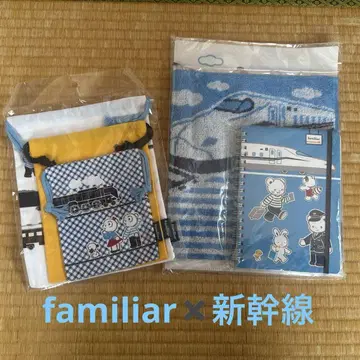 familiar 복조리 3종 세트 클리어 파일 노트 타월 손수건 세트