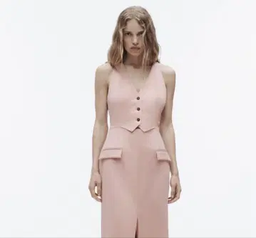 새상품 ZARA 베스트 이펙트 미디 원피스 자라 xs