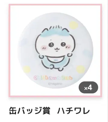 치이카와 (먼작귀) Chiikawa Baby 오넨네 캔뱃지 하치와레