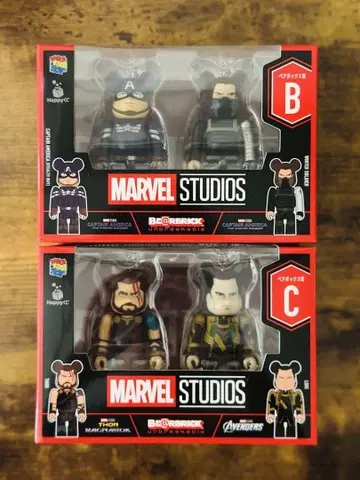 BE@RBRICK Marvel Studios 피규어 세트