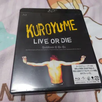 쿠로유메 LIVE OR DIE 코르크스크류 A 고고 블루레이