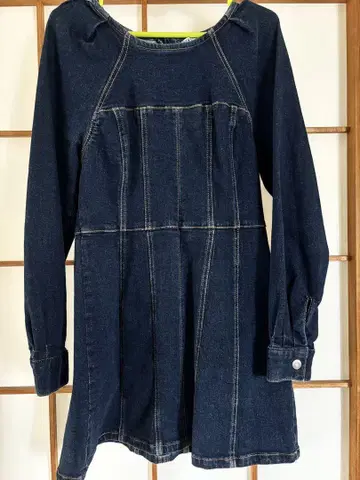 ZARA 데님 긴팔 원피스